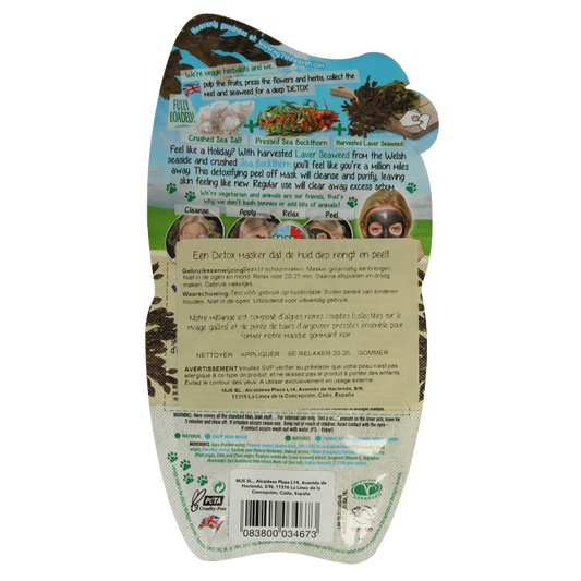 Montagne 7th Heaven gezichtsmasker black seaweed 10 Milliliter