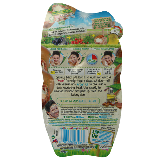 Montagne 7th Heaven gezichtsmasker argan oil mud 15 Gram