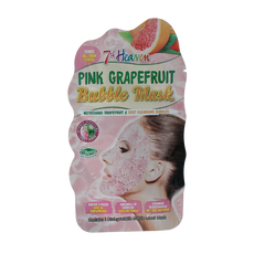 Montagne 7th Heaven face mask pink grapefruit bubble sheet 1 Stuks