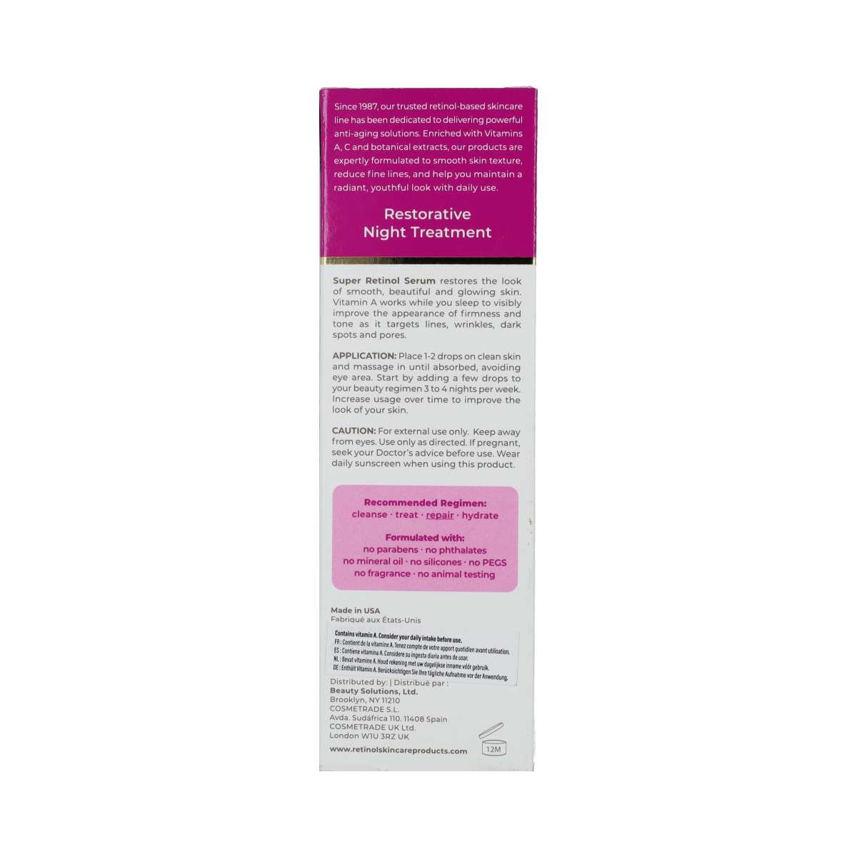 Retinol Night cream 30.00 Milliliter