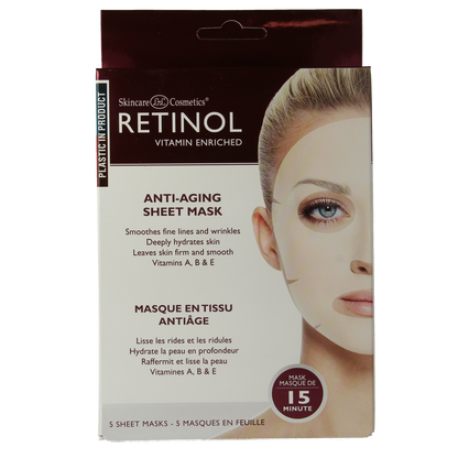 Retinol Anti-aging sheet mask 5.00 Stuks