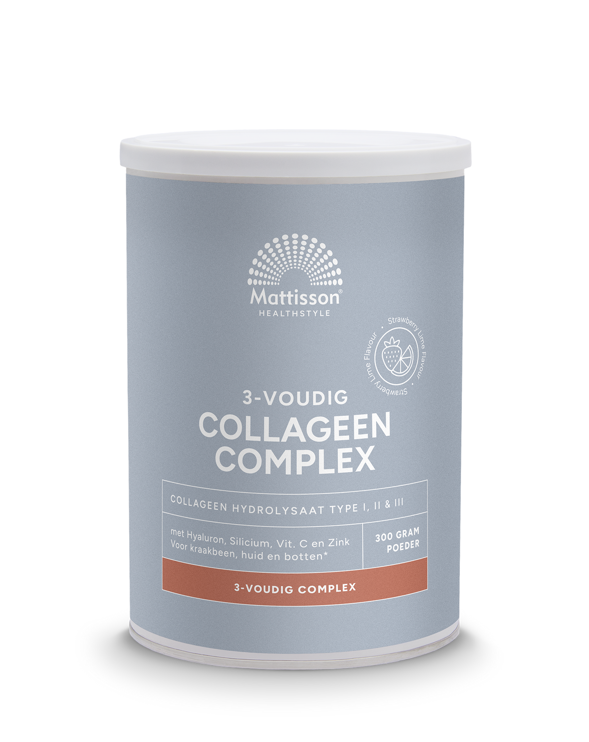 Mattisson Collageen complex 3-voudig Strawberry Lime 300.00 Gram