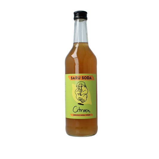Saru Soda Siroop citroen bio demeter 500 Milliliter