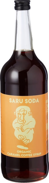Saru Soda Siroop caramel koffie bio 1 Liter