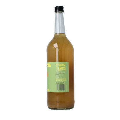 Saru Soda Siroop ginger lime bio demeter 1.00 Liter