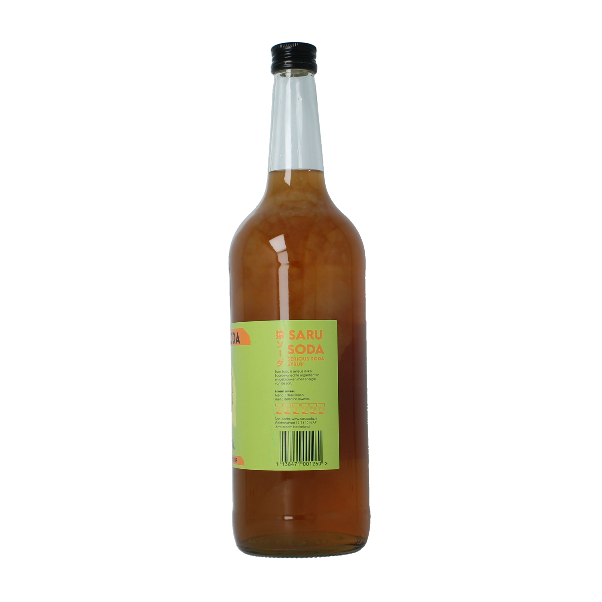 Saru Soda Siroop citroen bio demeter 1.00 Liter