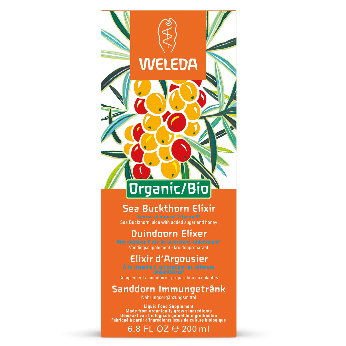 Weleda Duindoorn elixer bio 200.00 Milliliter