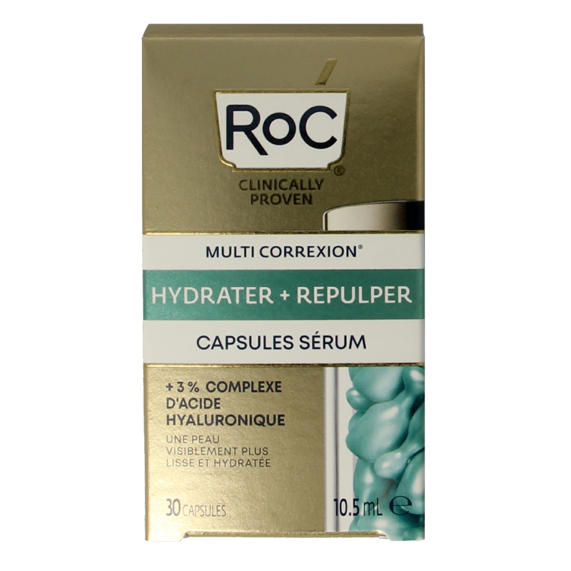 ROC Multi correxion hydrate+plump serum capsules 30 Stuks