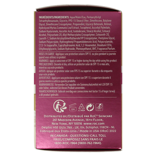 ROC Retinol correxion line smoothing max hydration 50.00 Milliliter