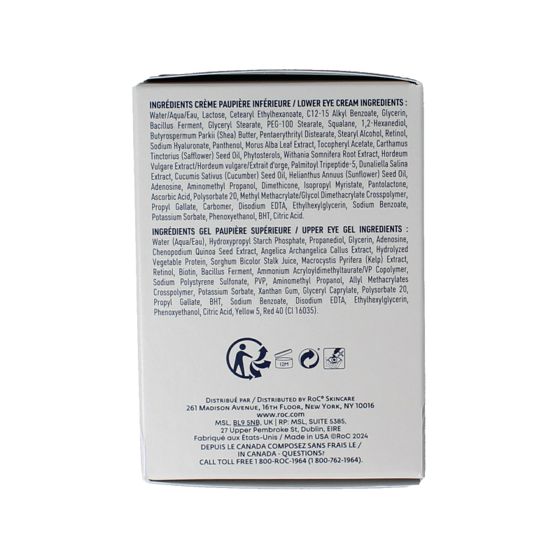 ROC Derm correxion dual eye cream 20 Milliliter