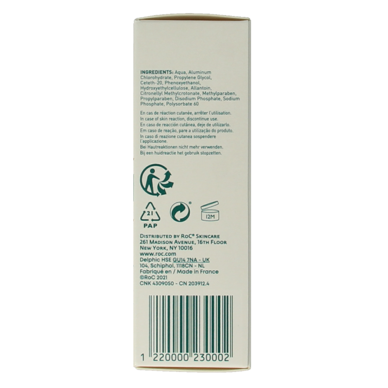 ROC Keops deodorant roll on 30 Milliliter