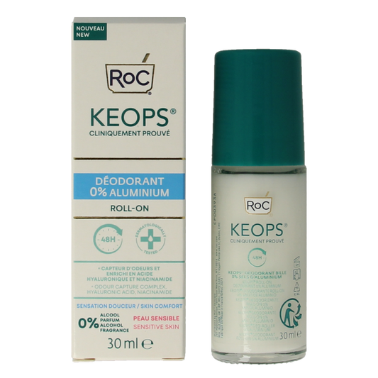 ROC Keops deodorant roll-on 0% aluminium 30 Milliliter