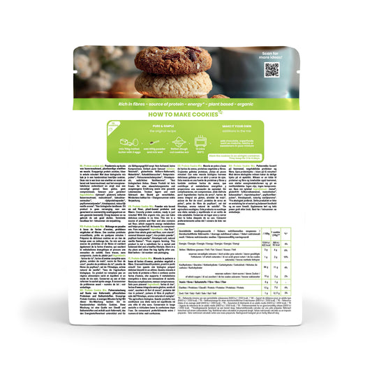 Purasana Glutenvrije protein cookie mix bio 400.00 Gram
