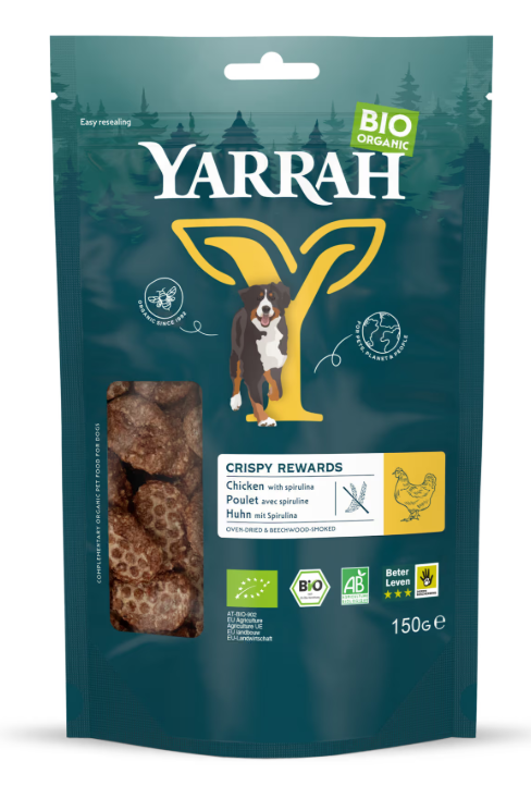 Yarrah Dog Oven-dried Crispy Rewards bio 150.00 Gram
