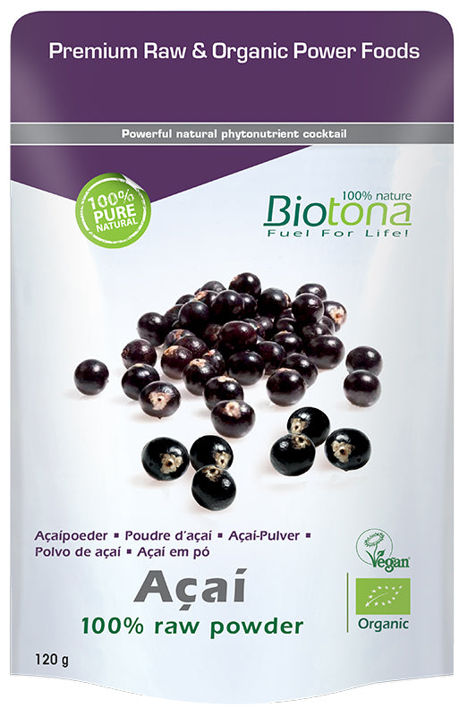 Biotona Biotona Acai raw 120 gr BIO 120.00 Gram
