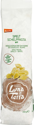 Luna E Terra Spelt schelppasta wit demeter bio 250.00 Gram