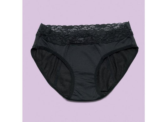 Cheeky Wipes Menstruatie ondergoed Feeling Pretty zw maat 32-34 1.00 Stuks