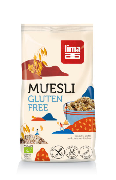 Lima Muesli glutenvrij bio 650 Gram