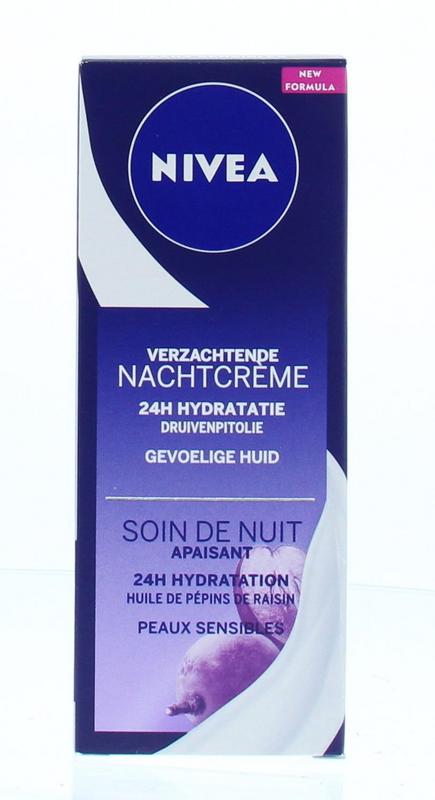 Nivea Essentials nachtcreme sensitive 50.00 Milliliter