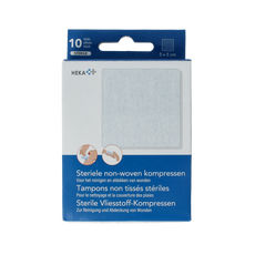 Heka Kompres non-woven 5 x 5cm steriel 10.00 Stuks