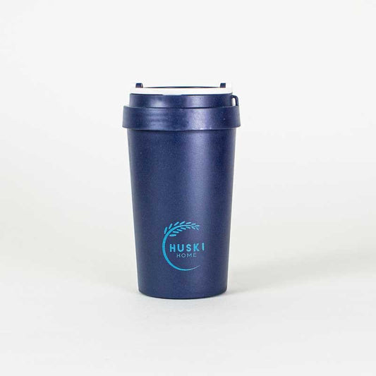 Huski Home Rice husk travel cup midnight 400 Milliliter