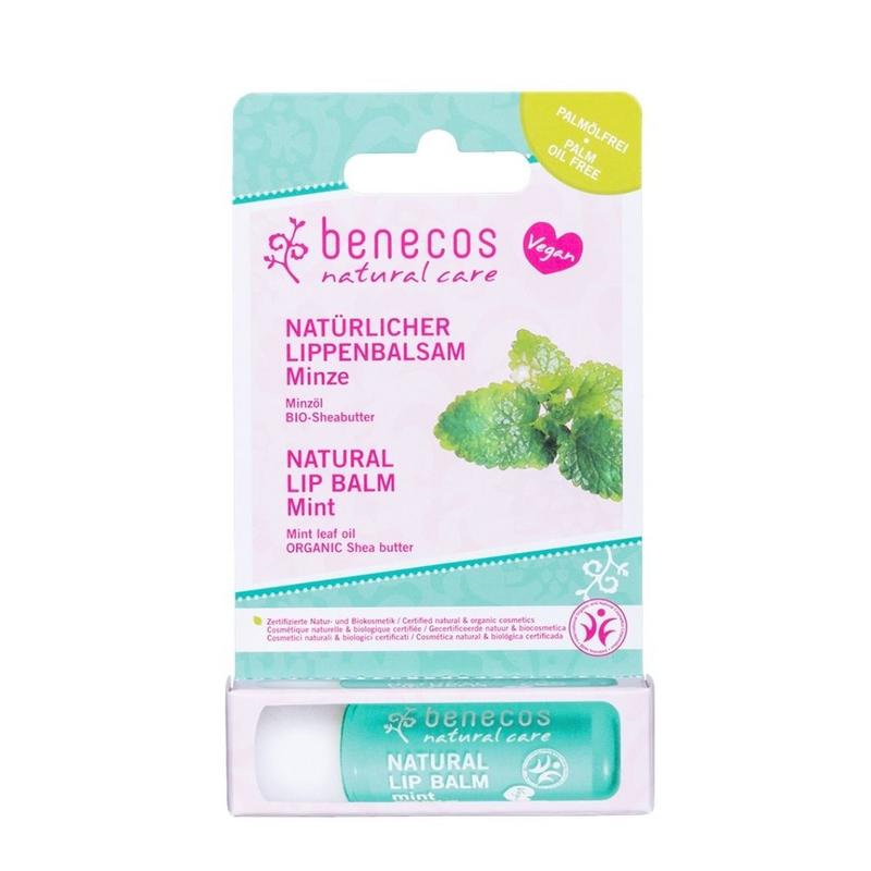 Benecos natural beauty Natural lipbalm mint 4.7 Gram