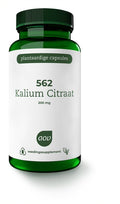 AOV 562 Kalium citraat 200mg 90 Vegetarische capsules
