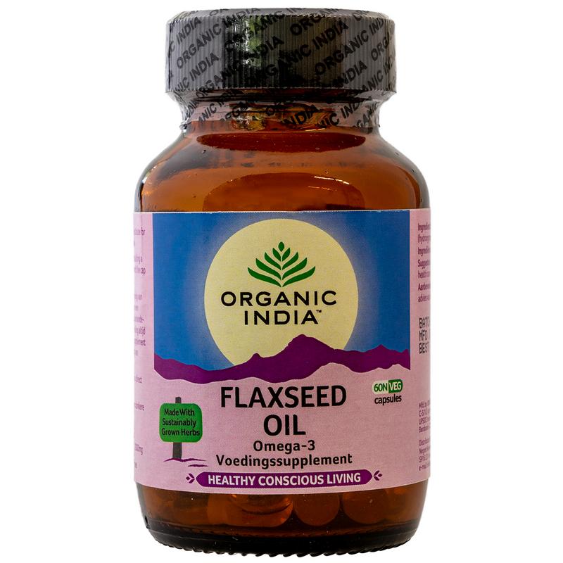 Organic India Flax seed oil vegan 60 Capsules
