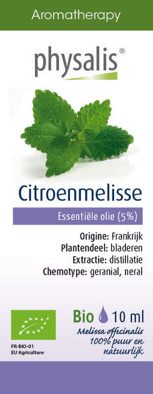 Physalis Citroenmelisse 5% bio 10 Milliliter