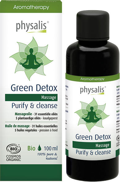 Physalis Massageolie green detox bio 100 Milliliter