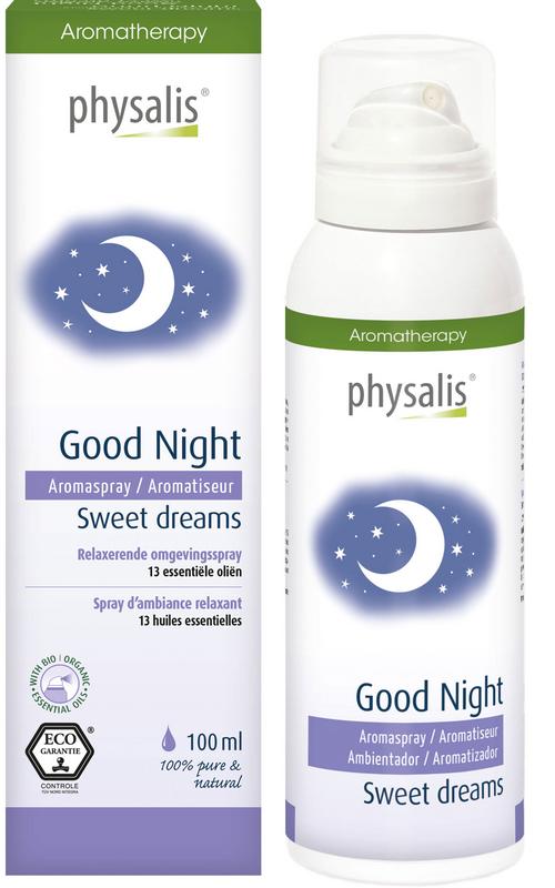 Physalis Aromaspray good night bio 100 Milliliter