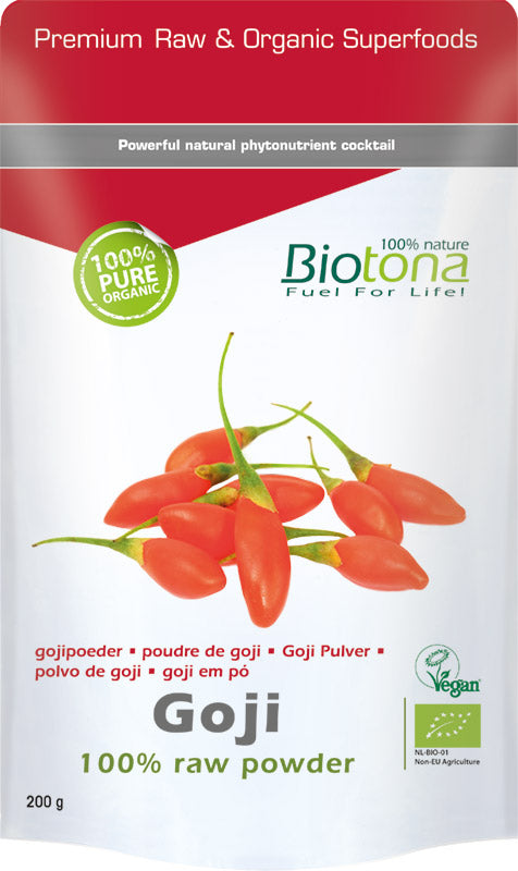 Biotona Goji raw powder bio 200 Gram