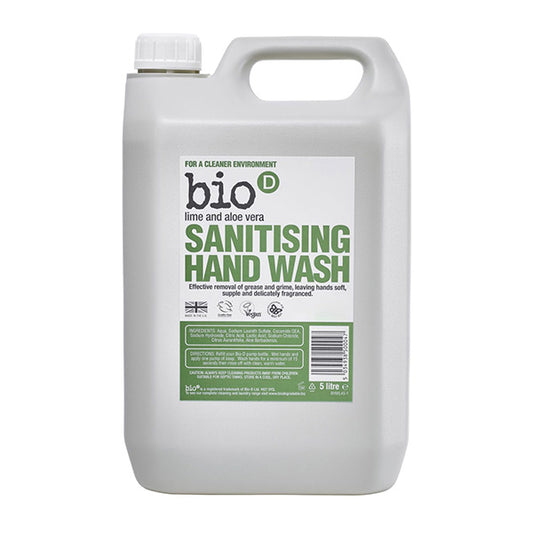 Bio-D Handzeep vloeibaar limoen & aloe 5 Liter