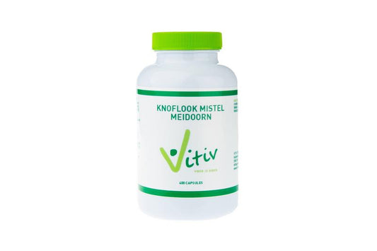 Vitiv Knoflook mistel meidoorn 400 Capsules