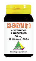 SNP Co enzym Q10 + vitamines + mineralen 60 Capsules