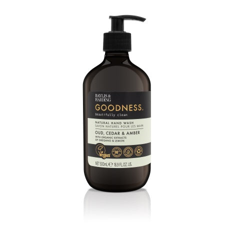 Baylis & Harding Hand wash goodness oud, cedar & amber 500.00 Milliliter