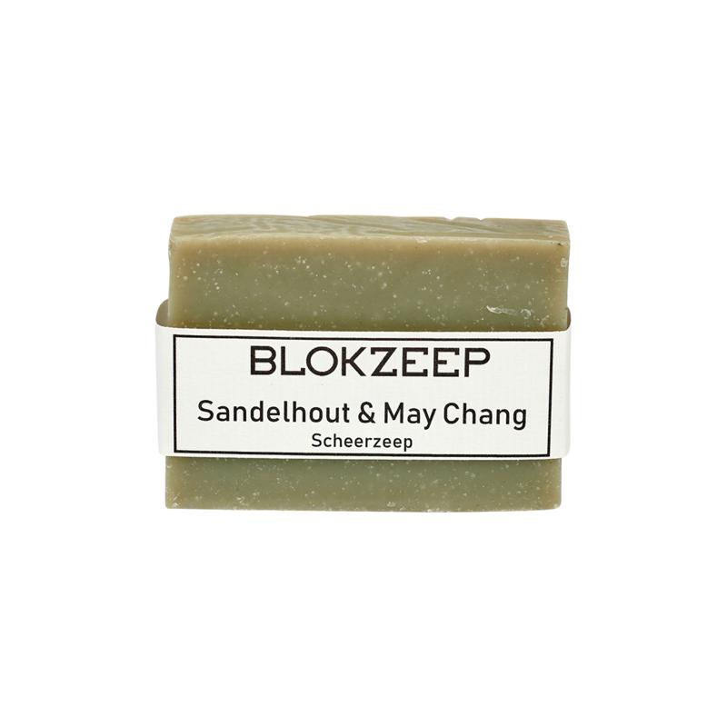 Blokzeep Shaving bar sandelhout & May Chang 100 Gram
