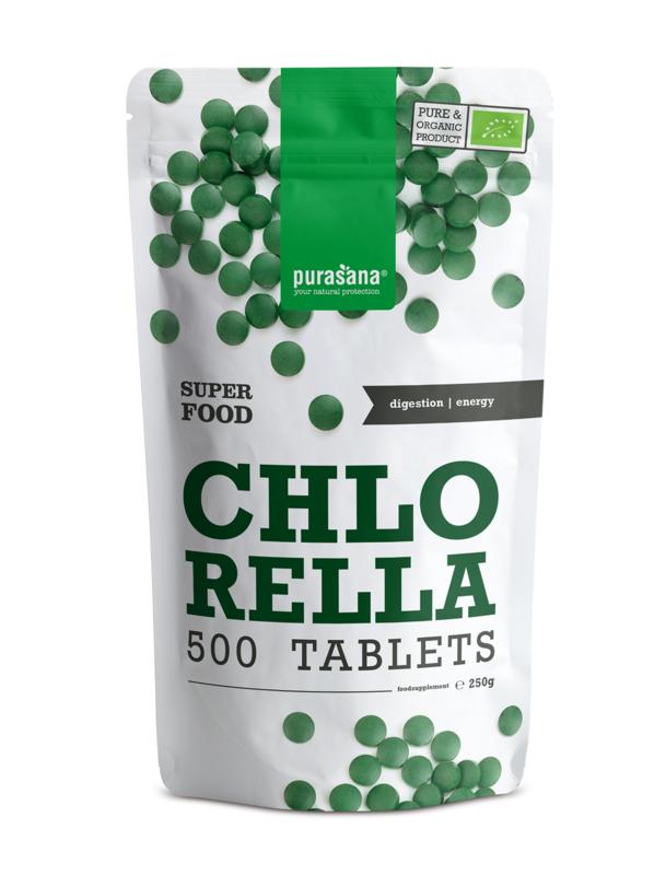 Purasana Chlorella vegan bio 500 Tabletten