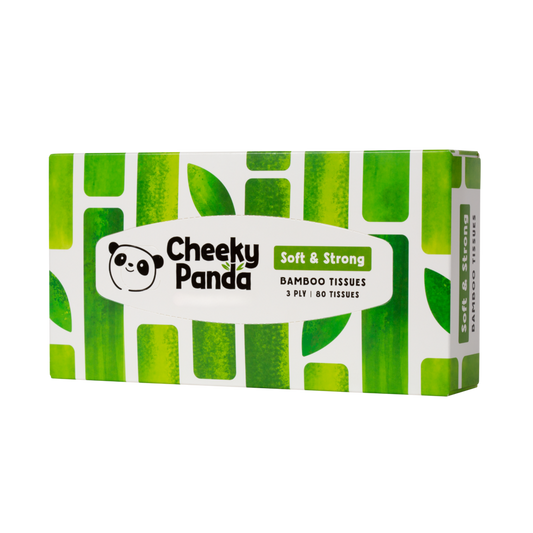 The Cheeky Panda Bamboo tissues box 3laags 80.00 Stuks
