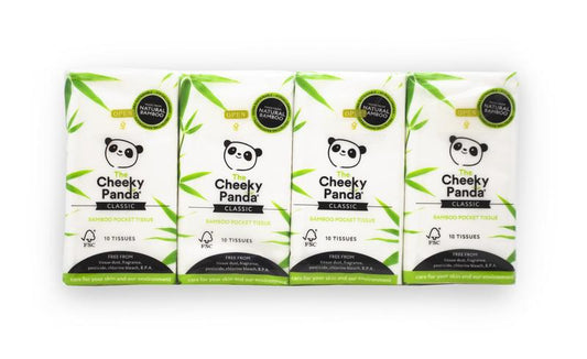 The Cheeky Panda Bamboo zakdoekjes 8 x 10 stuks 8 Stuks