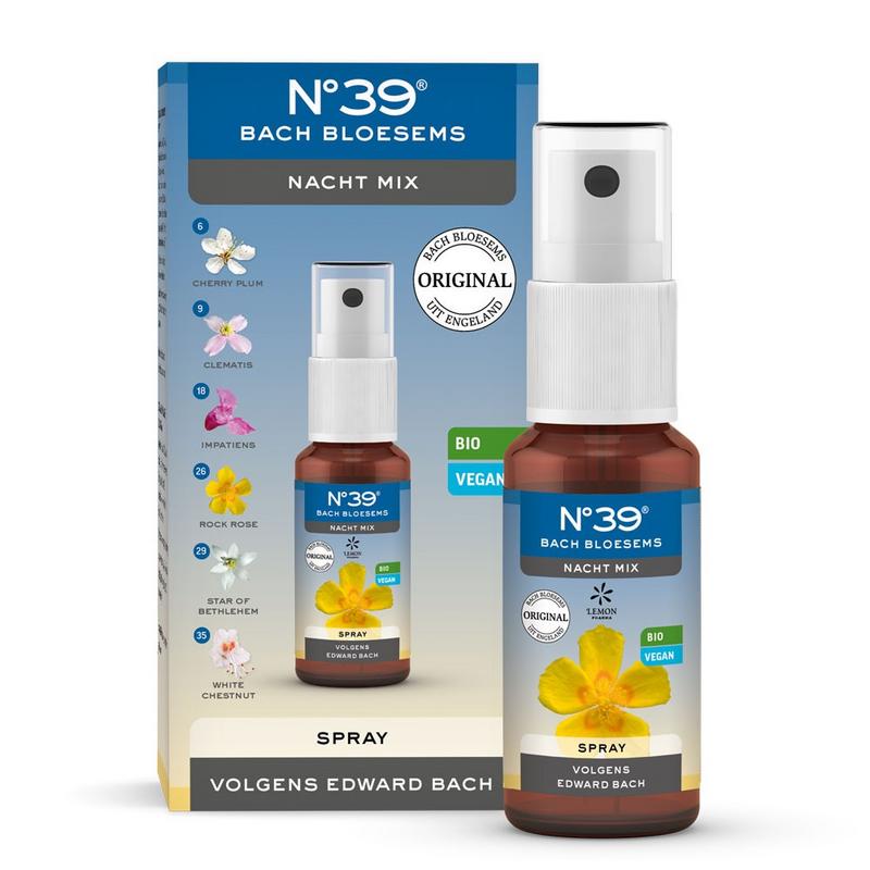 Bach Bloesem Spray nr. 39 nacht bio 20.00 Milliliter – AtHomePharma