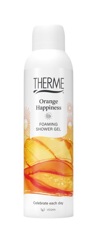 Therme Orange happiness foaming showergel 200 Milliliter