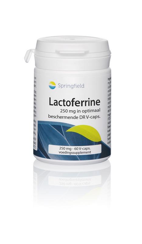 Springfield Lactoferrine DR 250mg 60 Vegetarische capsules