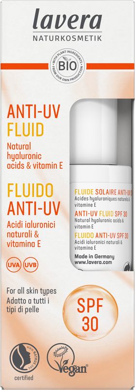 Lavera Anti-UV Fluid sun SPF 30 bio 30 Milliliter