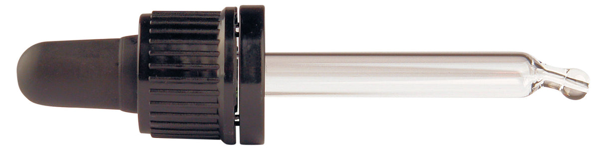Helios Holland Pipet glas zwart 30ml 10.00 Stuks