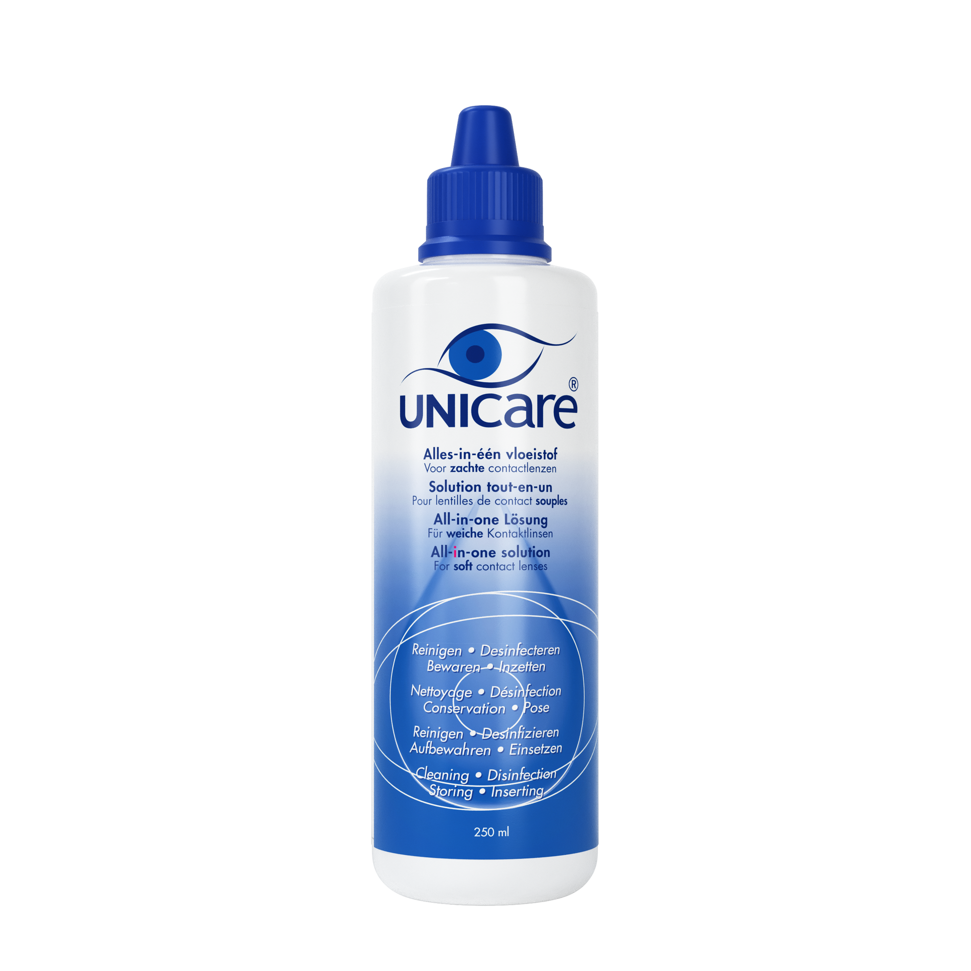 Unicare Unicare AIO lenzenvloeistof voor zachte lenzen 250.00 Milliliter