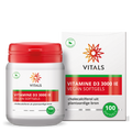 Vitals Vitamine D3 3000 ie 100 softgels 100.00 Softgels