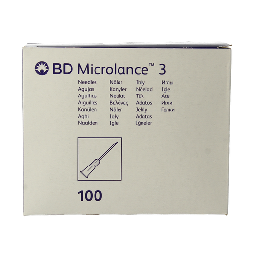 Becton Injectienaald B/D microlance 0.80 x 40 100 Stuks