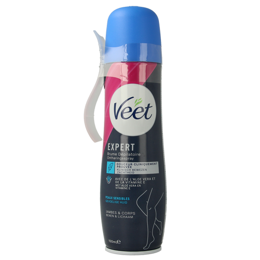Veet Ontharingsspray gevoelige huid 150.00 Milliliter