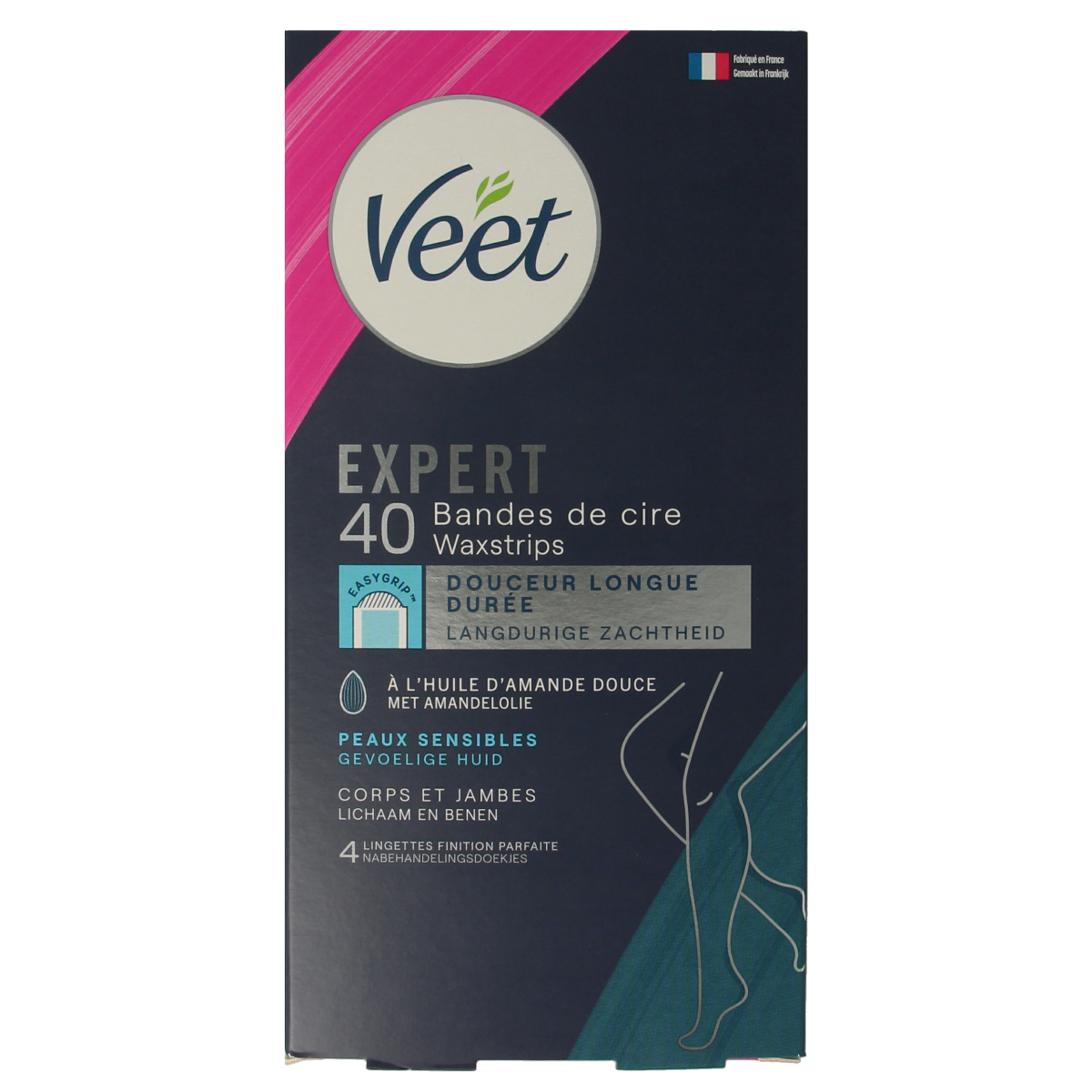 Veet Rice Veet Expert Cold Wax Strips, Been Sensitive, 40 Pieces – AtHomePharma